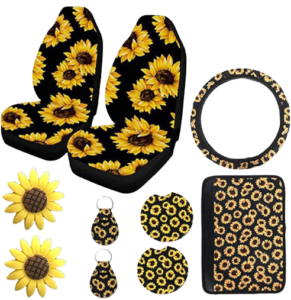 Read more about the article Sunflower Car Accessories Set