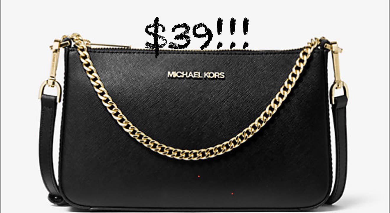 You are currently viewing MICHAEL KORS $39!! Jet Set Medium Saffiano Leather Crossbody Bag!!