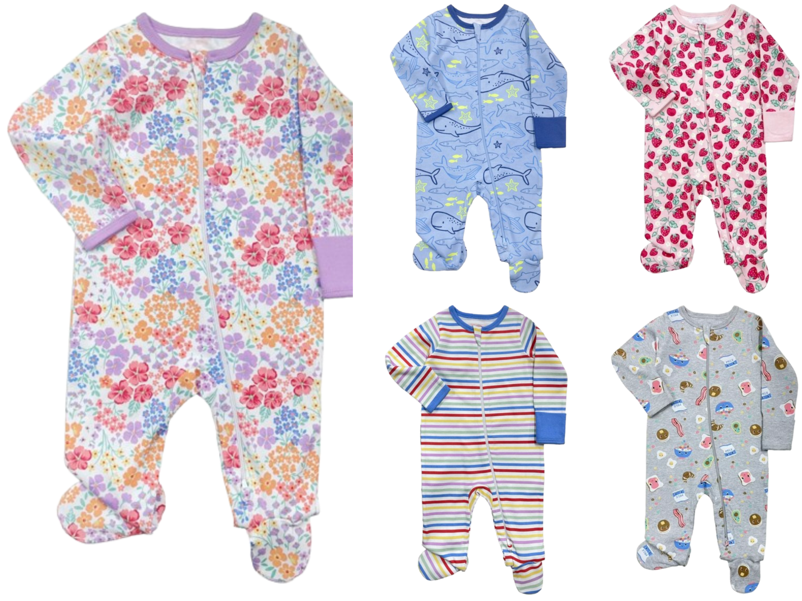 You are currently viewing Baby Gender Neutral Zip Front Footed Sleep N Play Pajamas